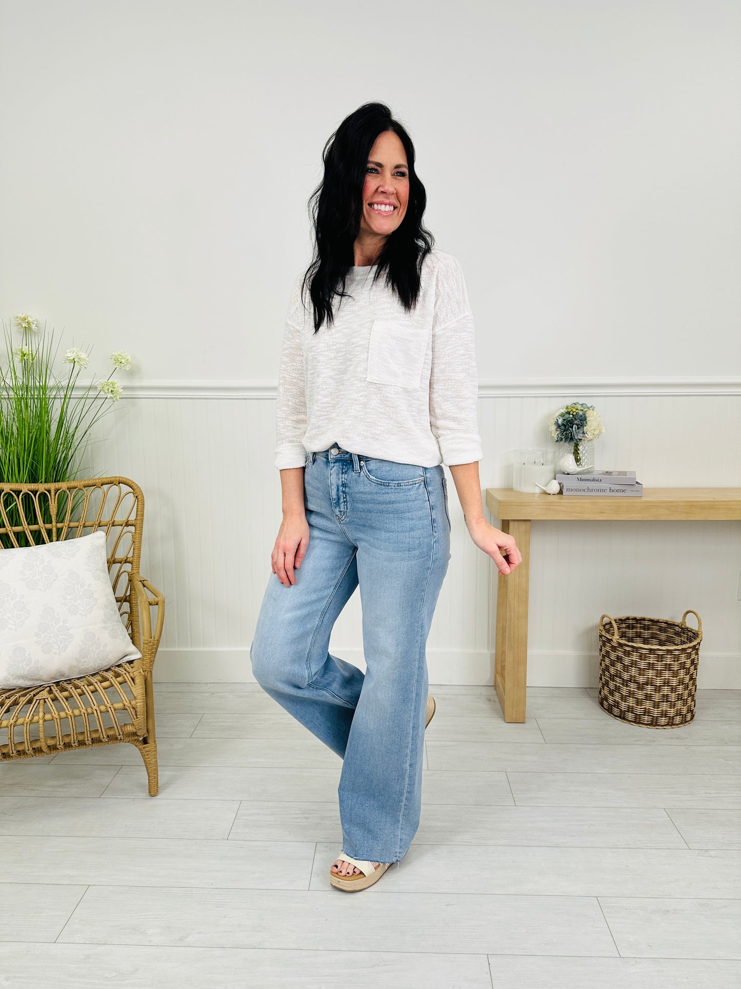 The Next Chapter Tummy Control Wide Leg Jeans