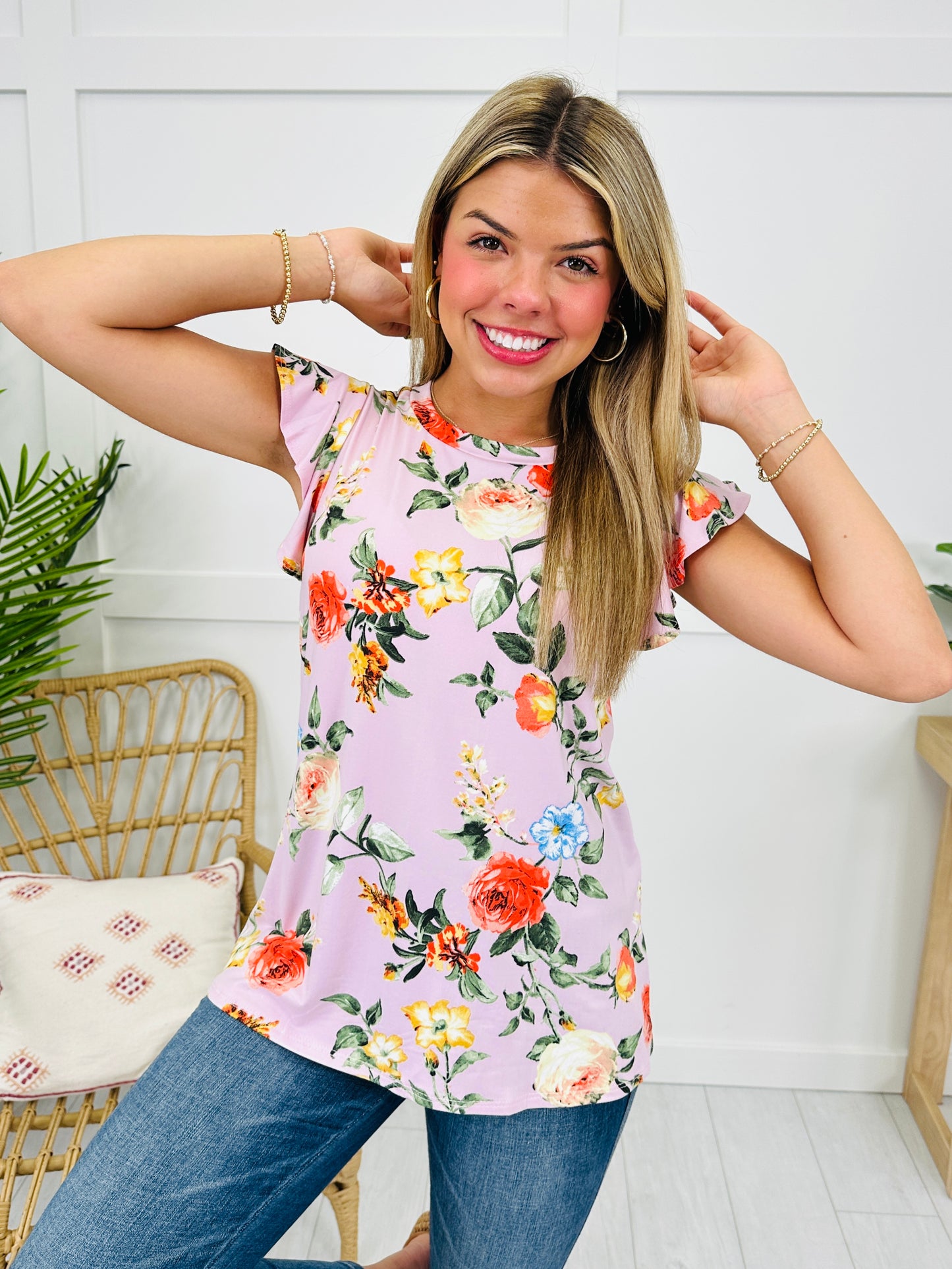 Romantic Blooms Top