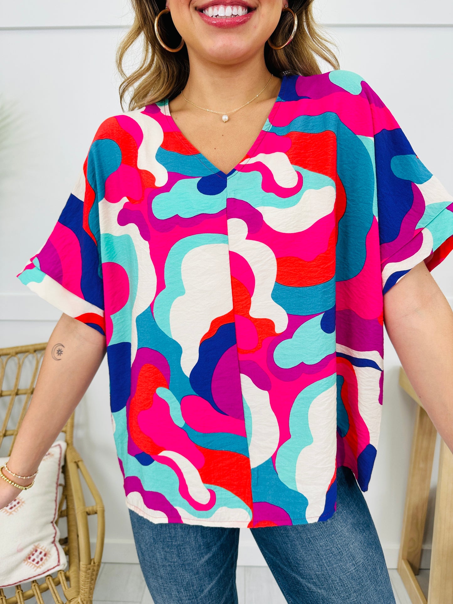 Retro Radiance Top