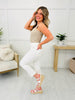 Judy Blue Perfect Match White Double Cuff Boyfriend Jeans in Reg/Curvy