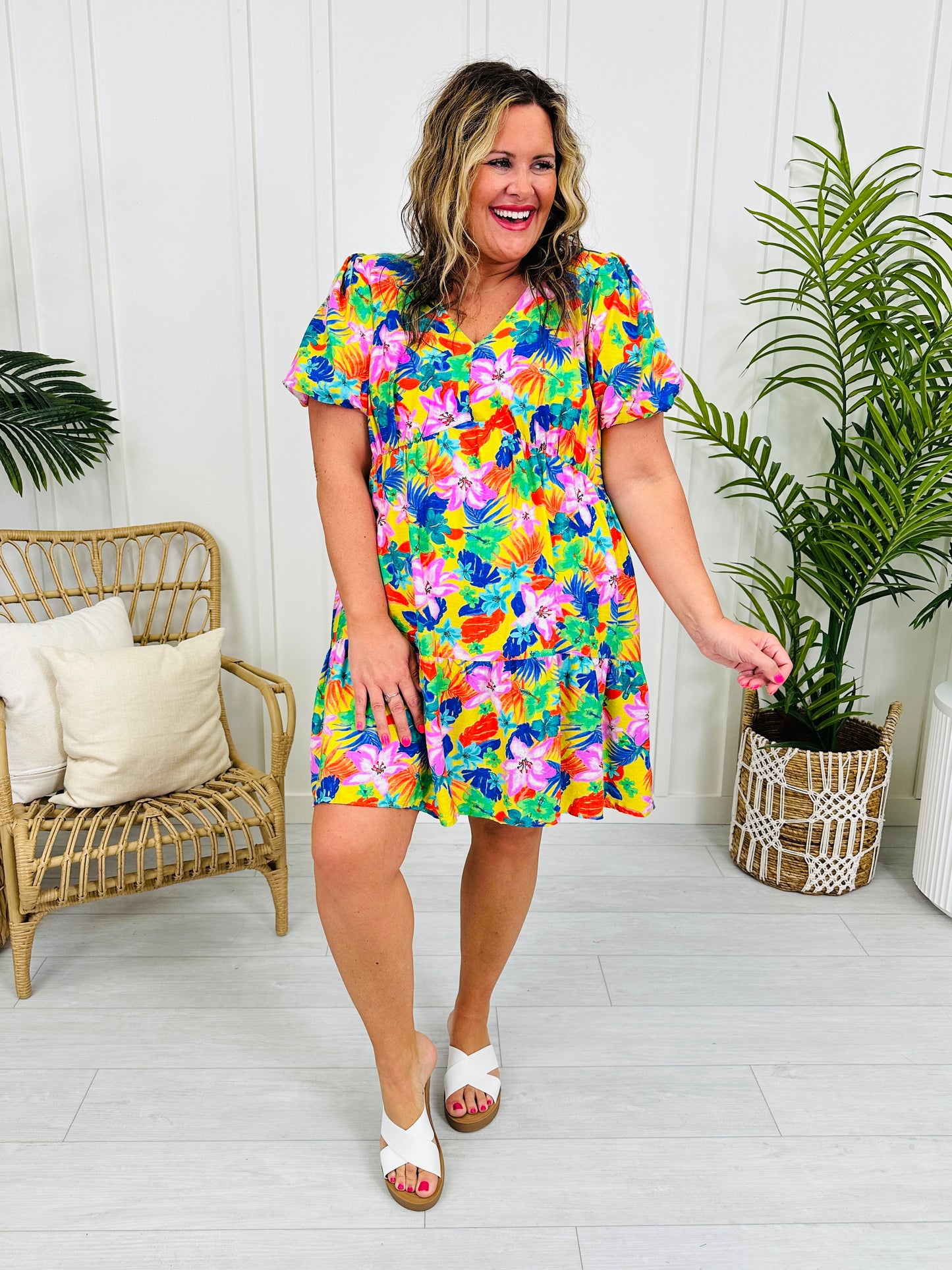 Tropical Twirl Dress