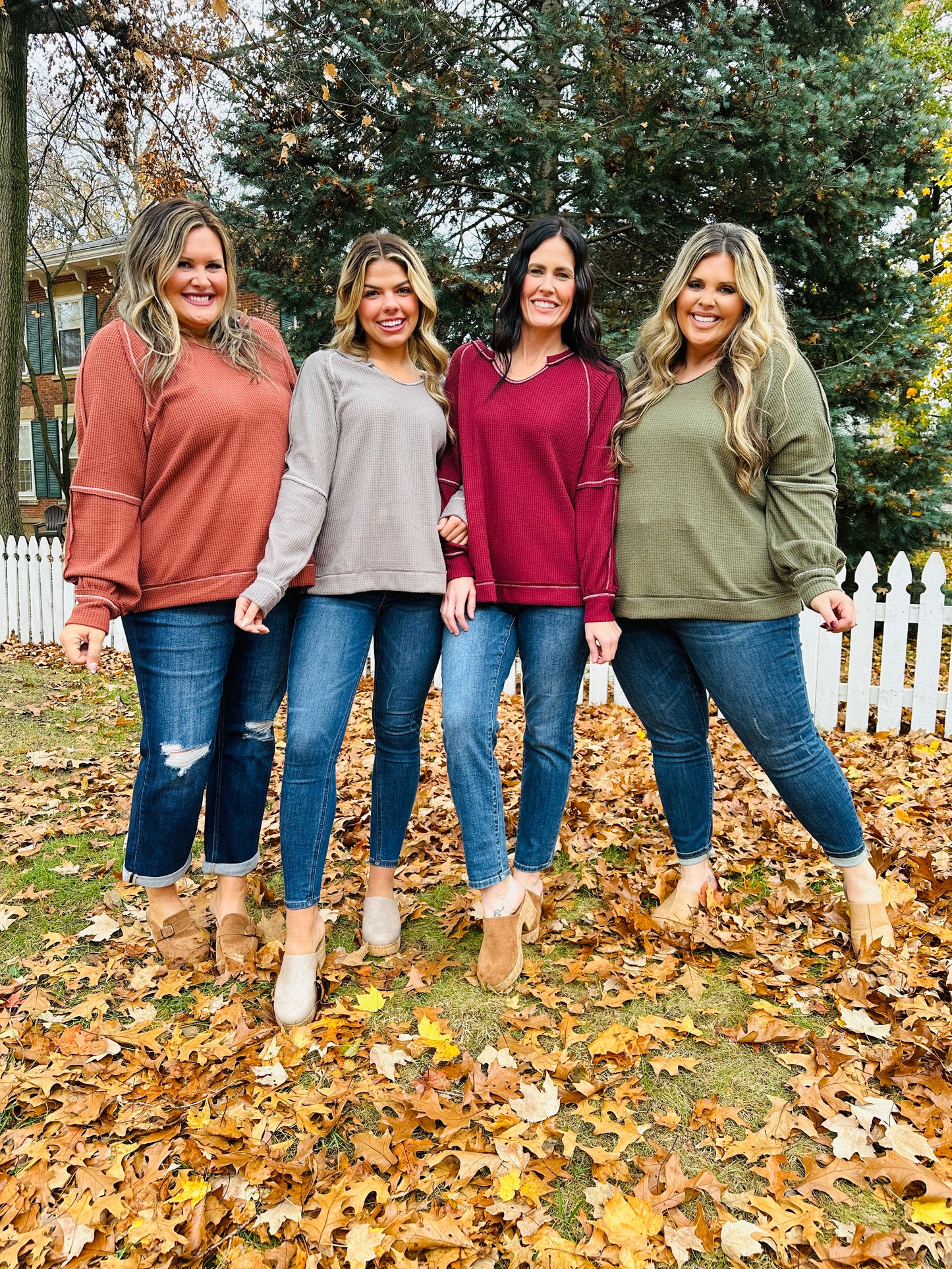 Falling for Comfort Pullover- Multiple Colors!
