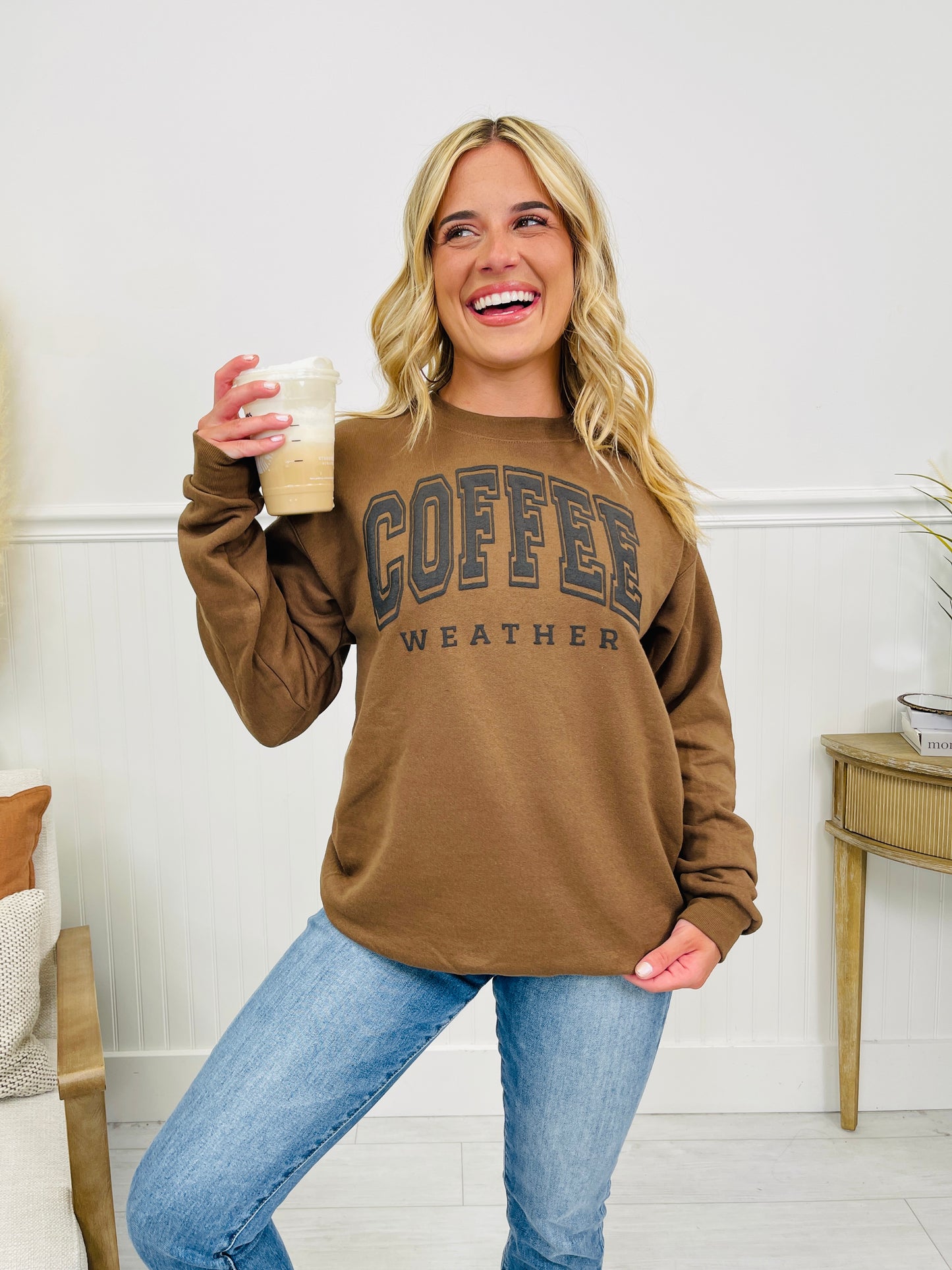 Coffee Weather Crewneck Sweatshirt