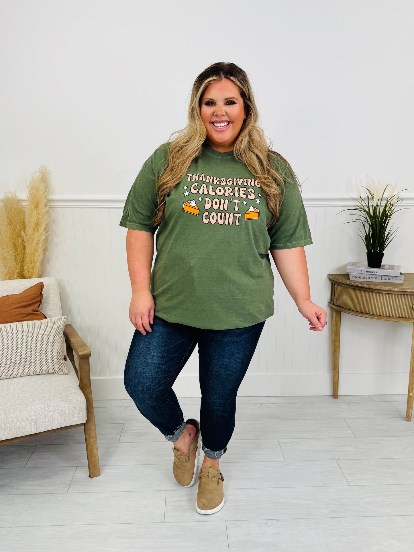 Thanksgiving Calories Don't Count Graphic Tee