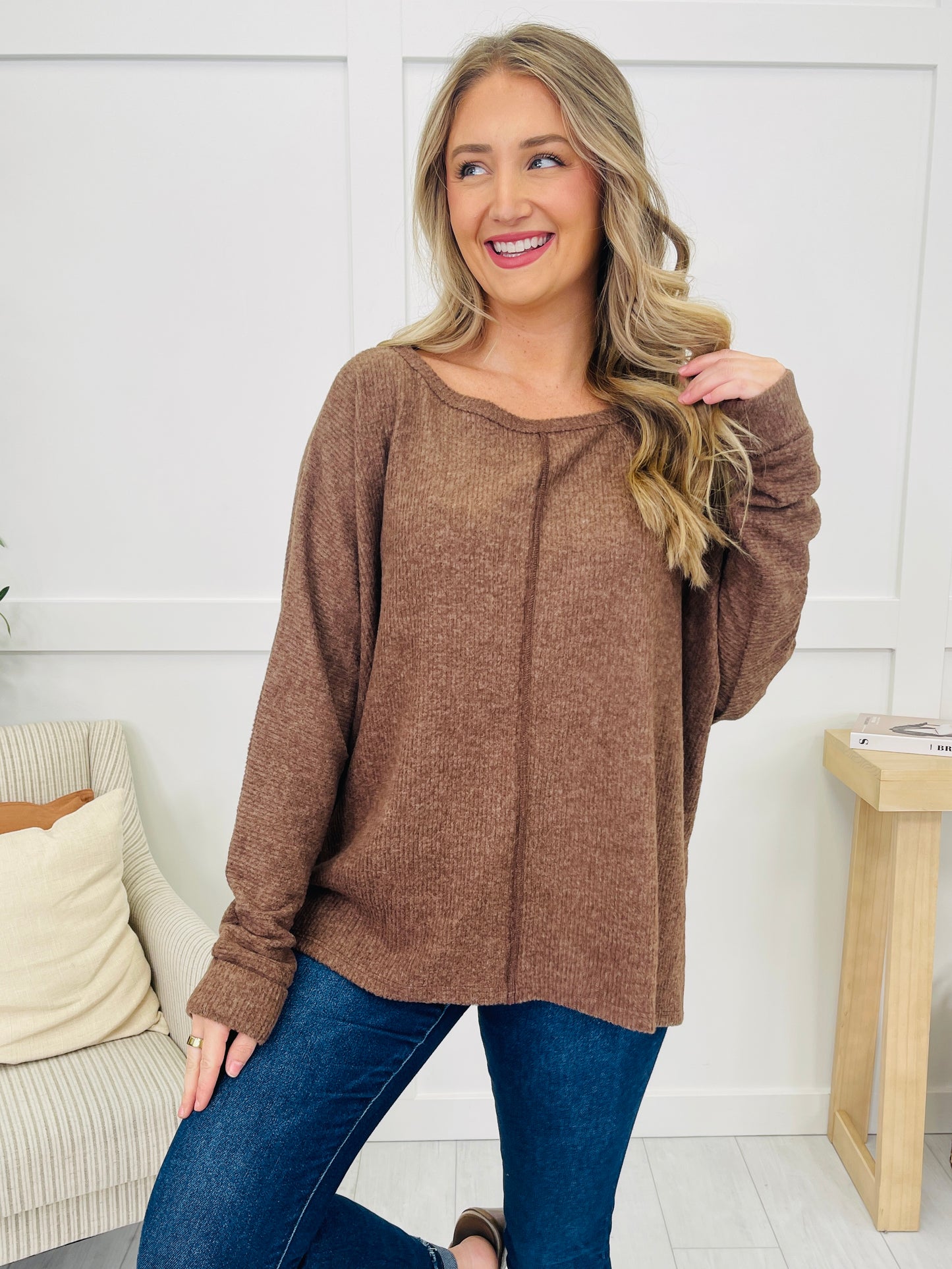 DOORBUSTER! Threads Between Us Sweater- Multiple Colors!