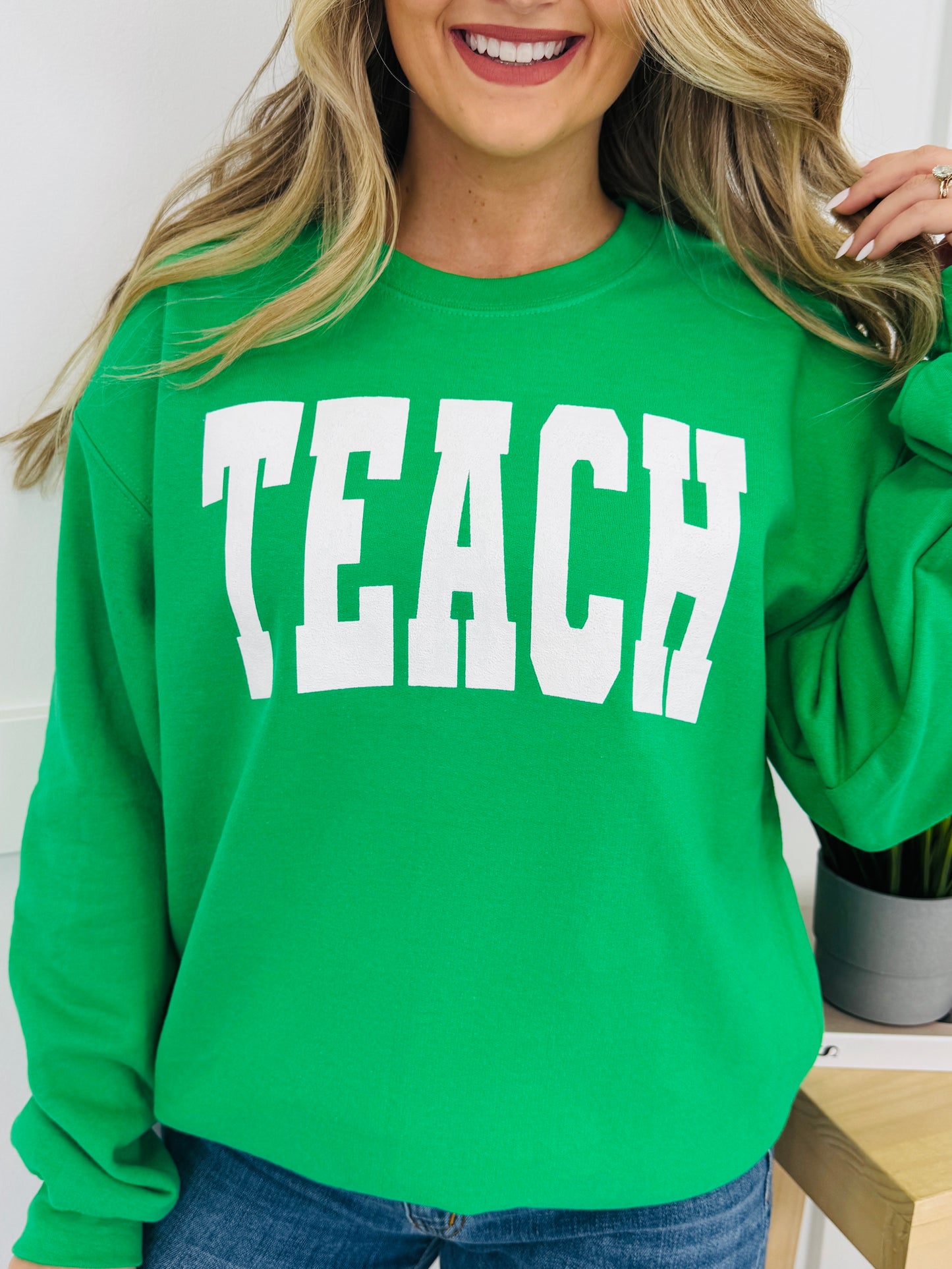 Teach Graphic Sweatshirt--Multiple Colors!