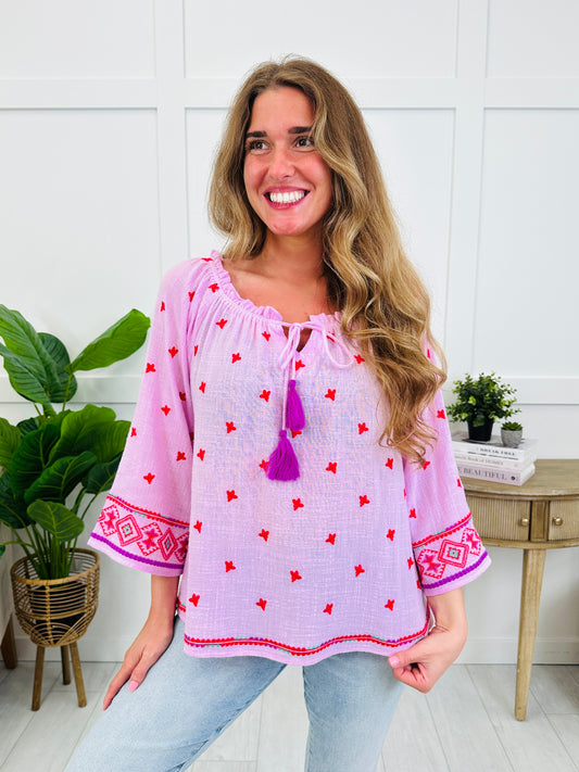 Daydreamer’s Escape Top In Pink
