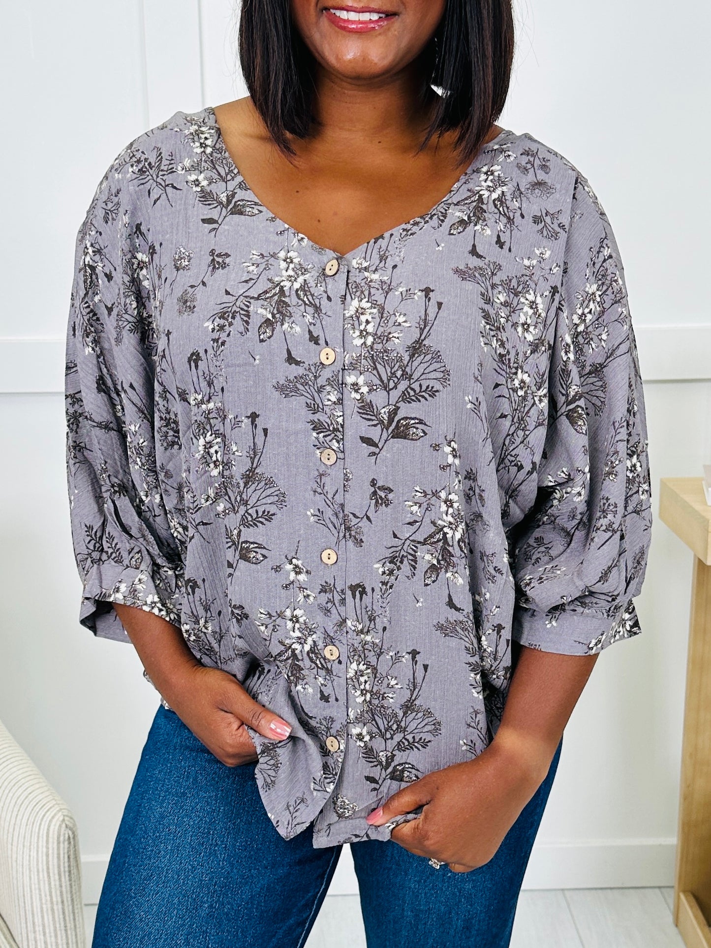 Love Knows Light Top in Dune Grey