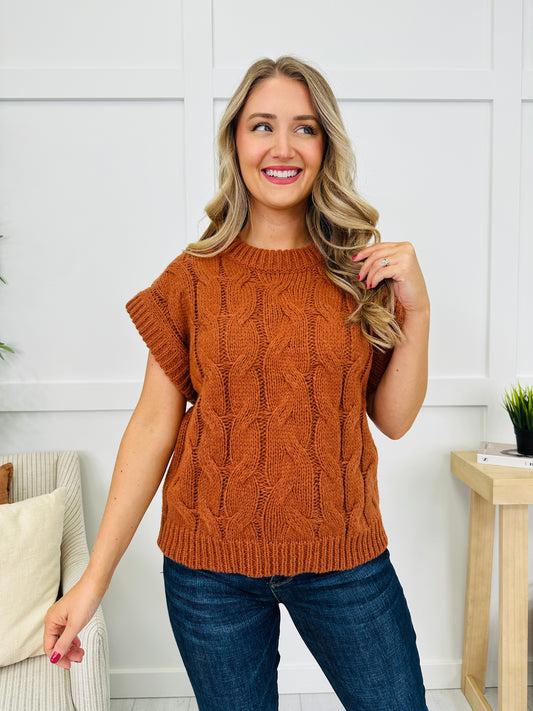 Woven Without Warning Sweater in Brown