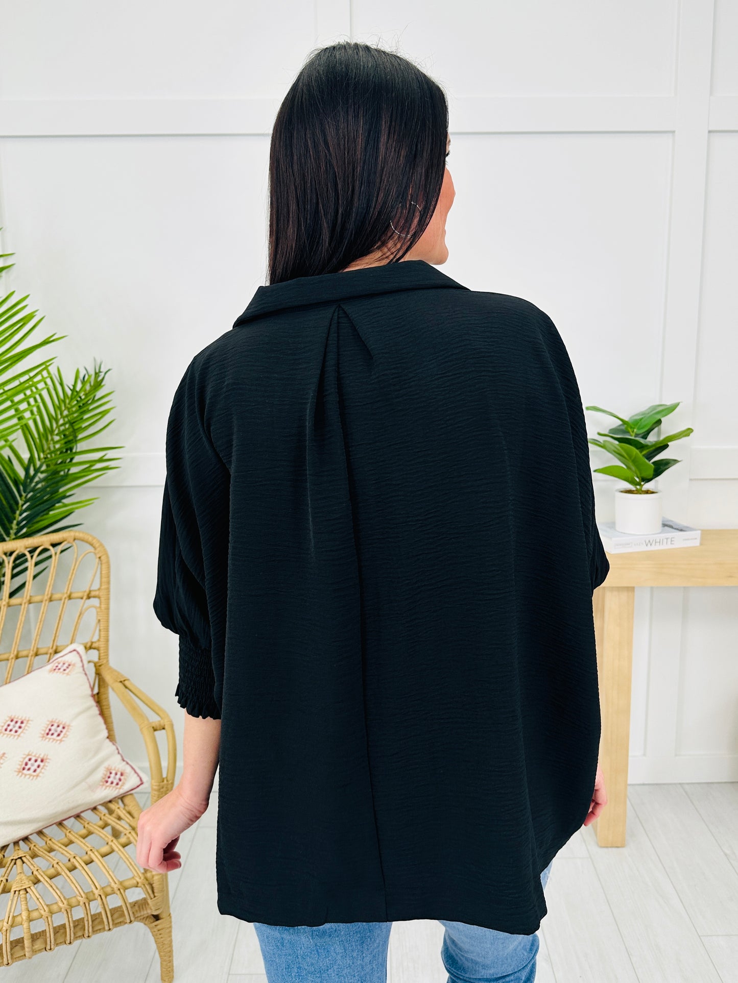 DOORBUSTER! Collar Me Cozy Top- Multiple Colors!