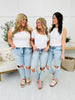 You're My Lover Light Cropped Straight Leg Jeans
