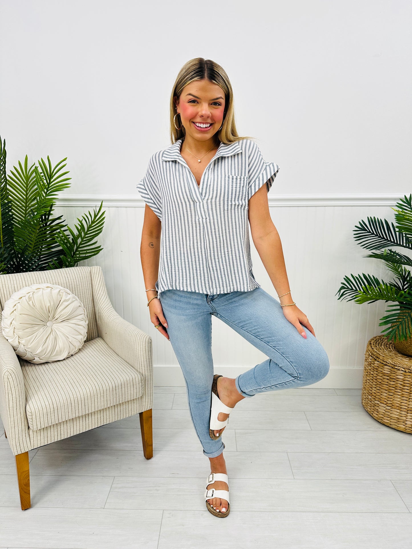 Summertime Stripes Top