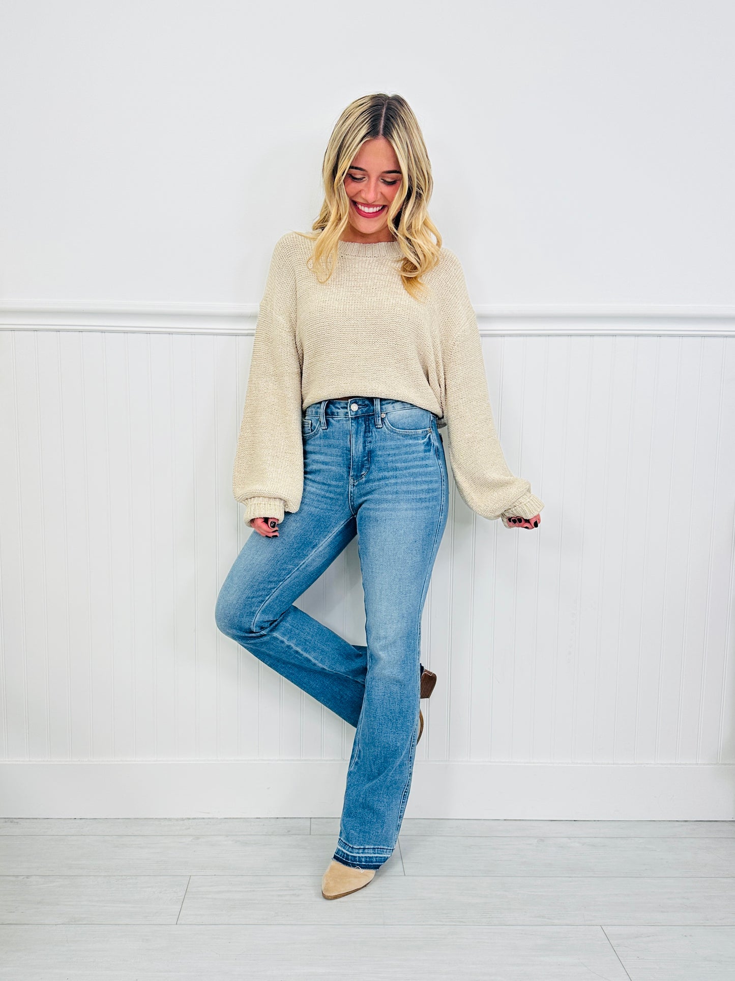 Judy Blue Shift In Seasons Tummy Control Bootcut Jeans