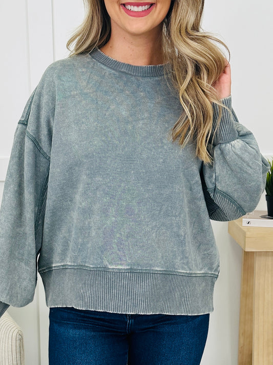 Fade Into Cozy Pullover- Multiple Colors!