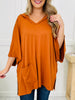 Draped Dash Top- Multiple Colors!