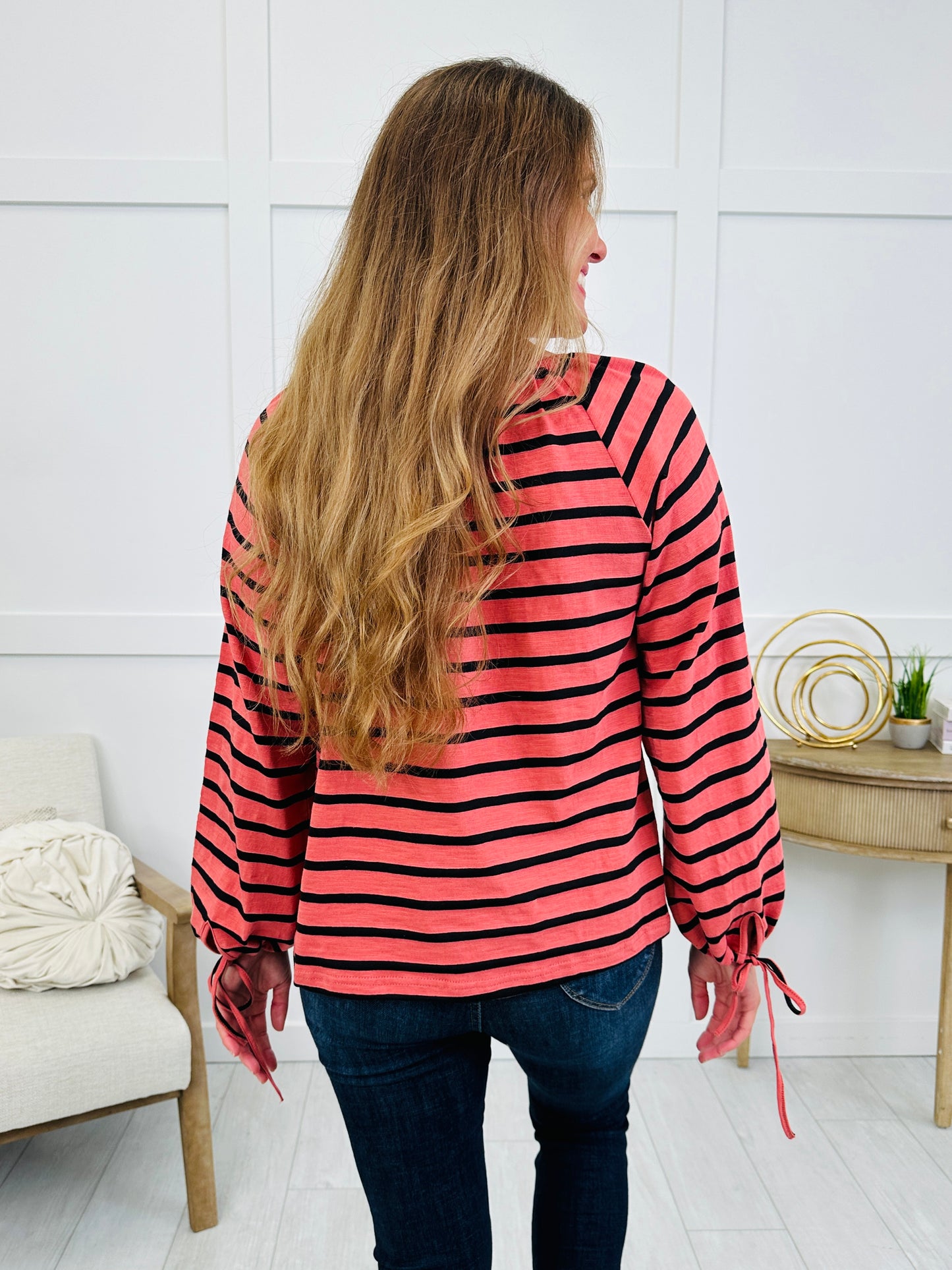Ribbon & Stripe Top
