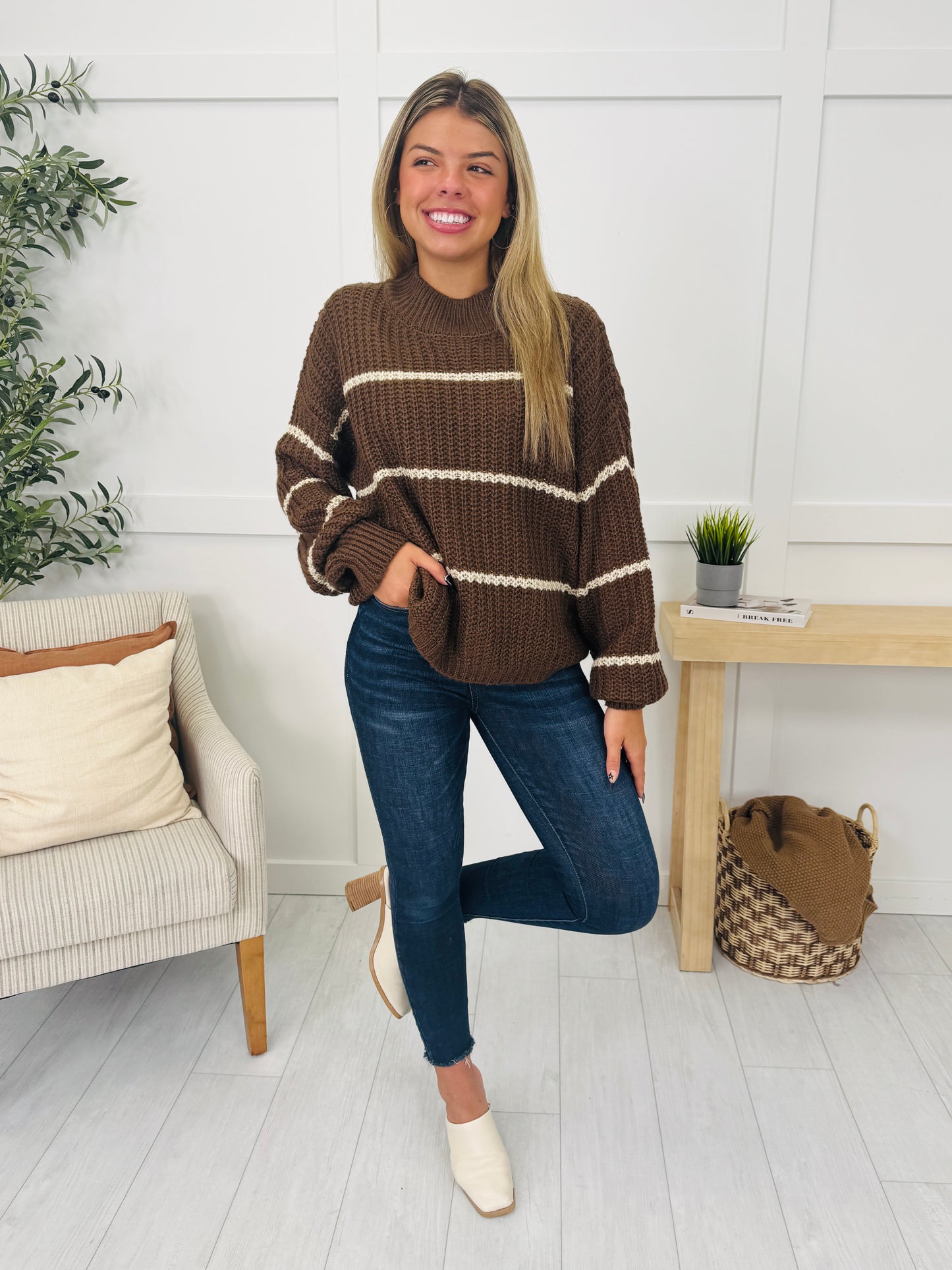 DOORBUSTER! Turn The Tempo Sweater- Multiple Colors!