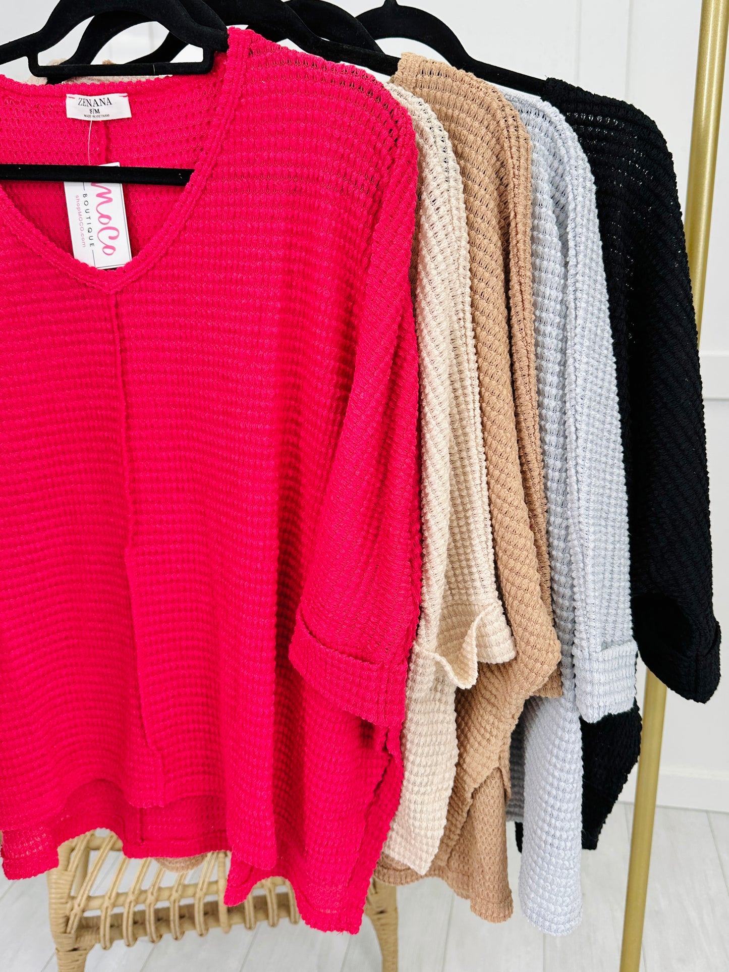 DOORBUSTER! Comfortable Edge Top- Multiple Colors!
