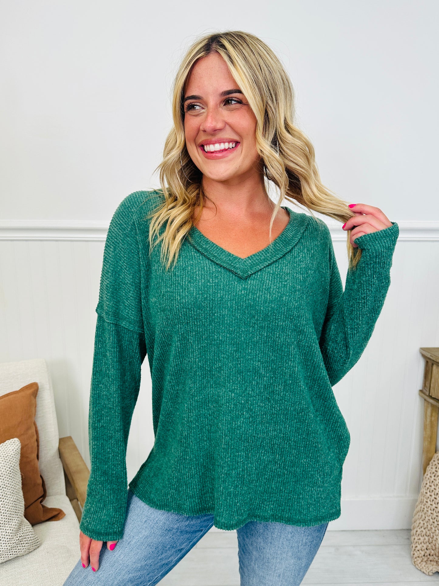 Stay Cozy Top- Multiple Colors!