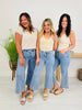Triple the Comfort Cropped Wide Leg Jeans in Three Inseams