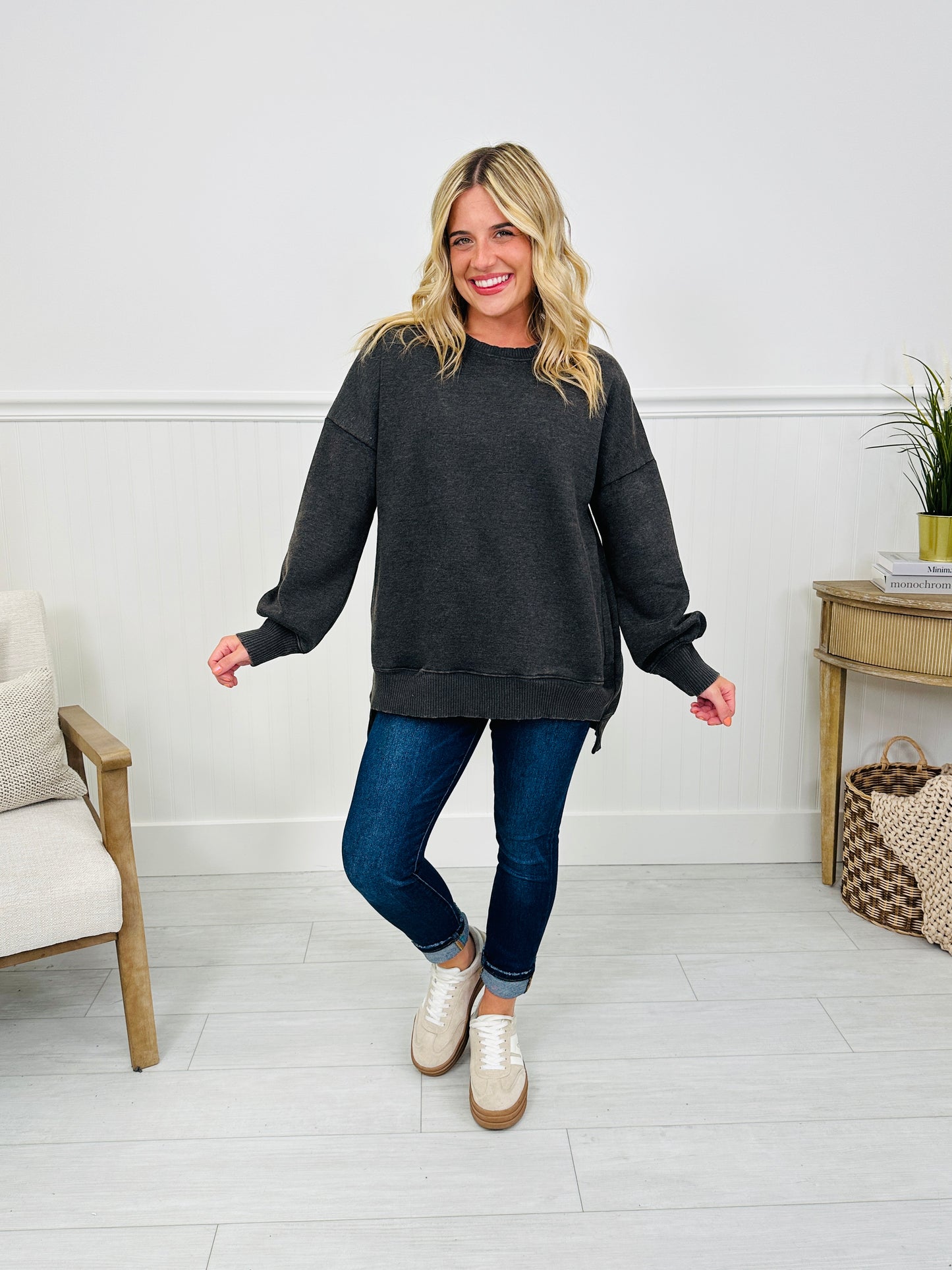 Falling Into Place Pullover- Multiple Colors!