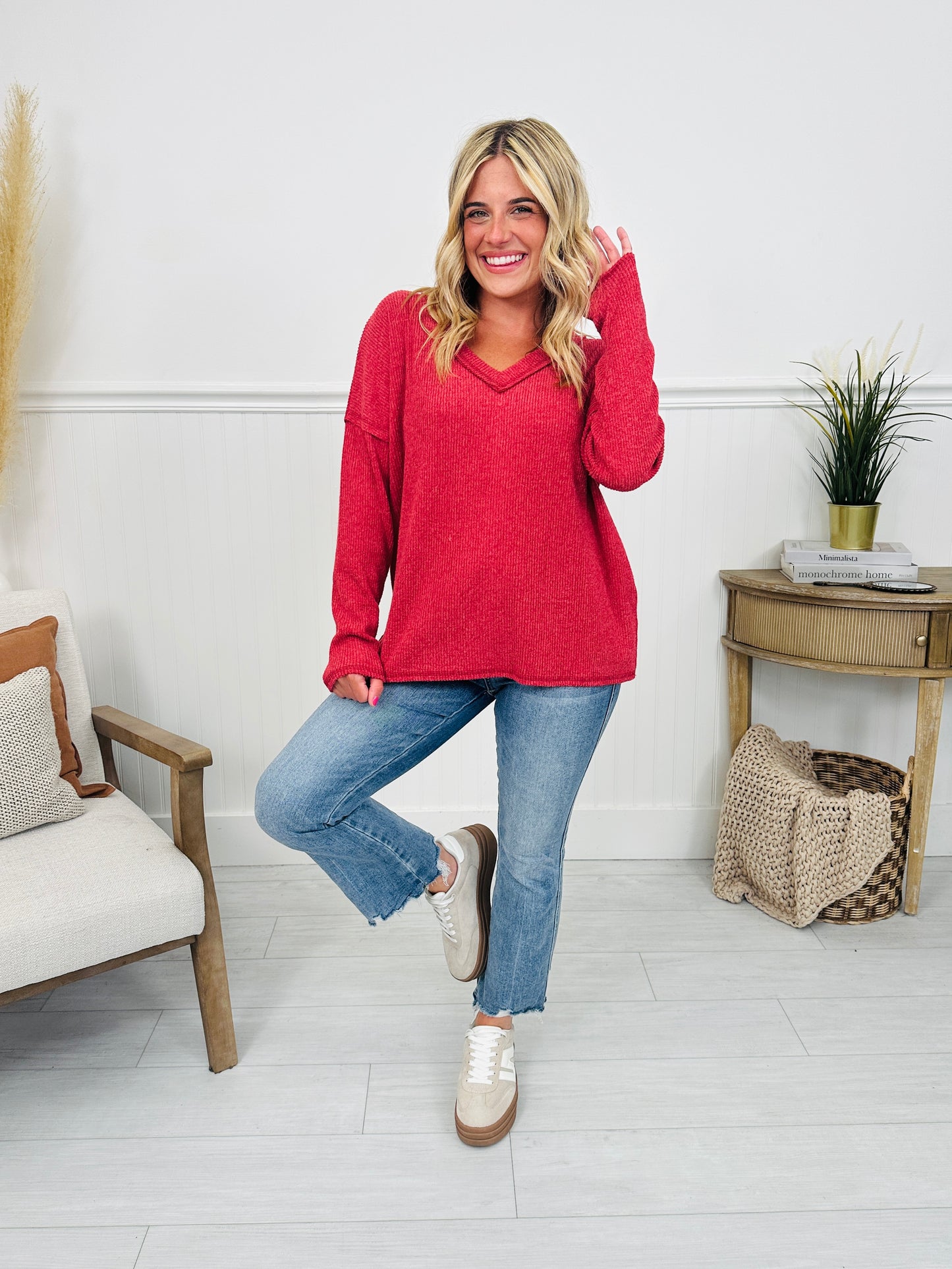 Stay Cozy Top- Multiple Colors!