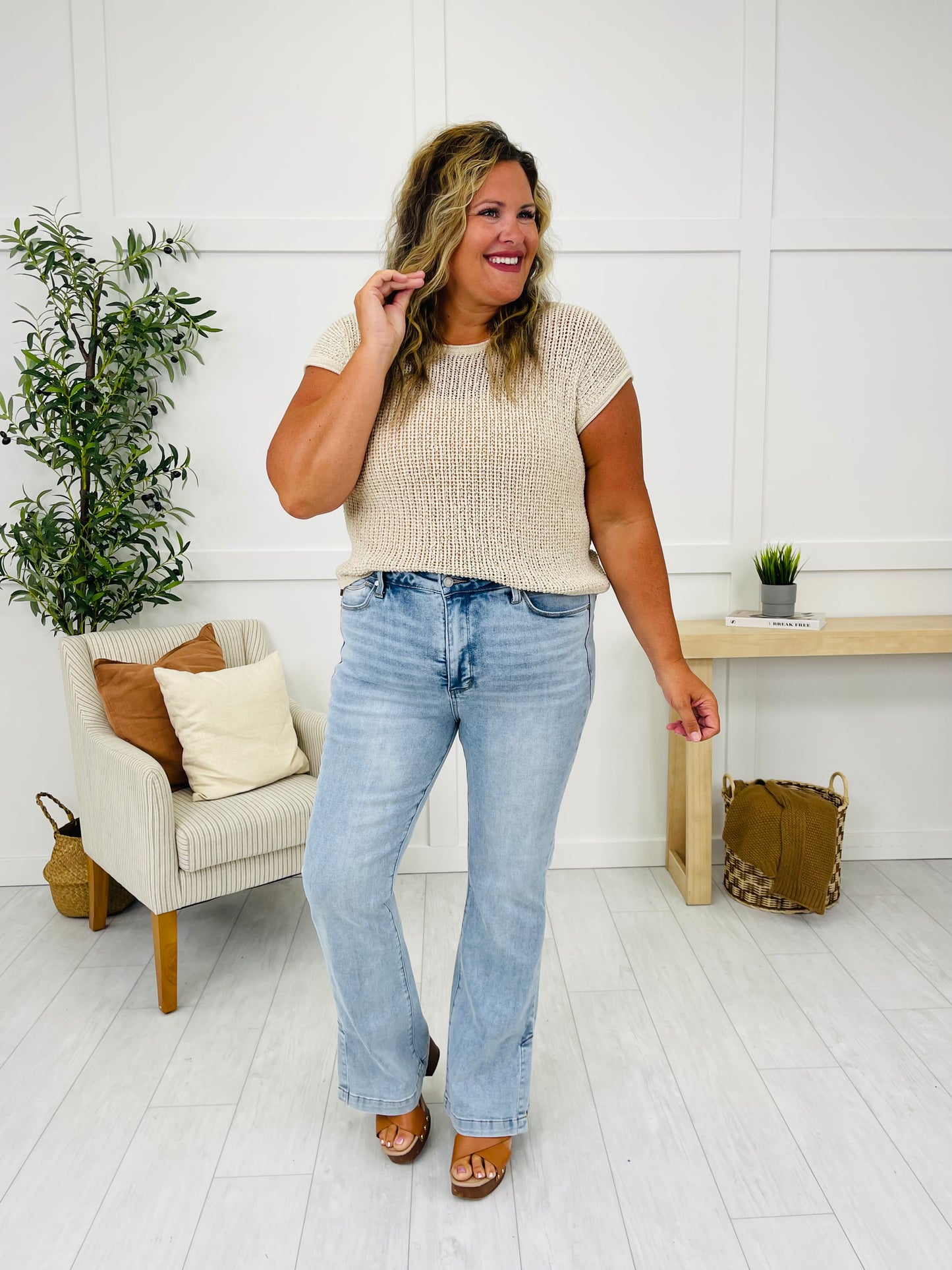Judy Blue The Sweet Side Tummy Control Bootcut Jeans