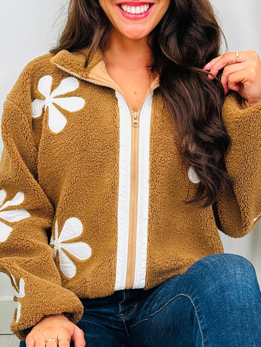 Mocha Daisy Jacket