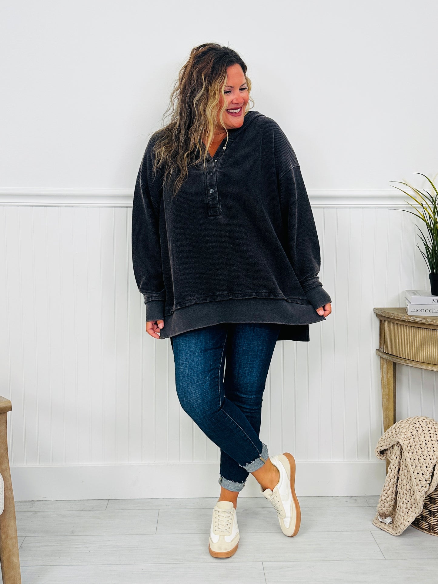 Hoodie Hype Corded Pullover-- Multiple Colors!