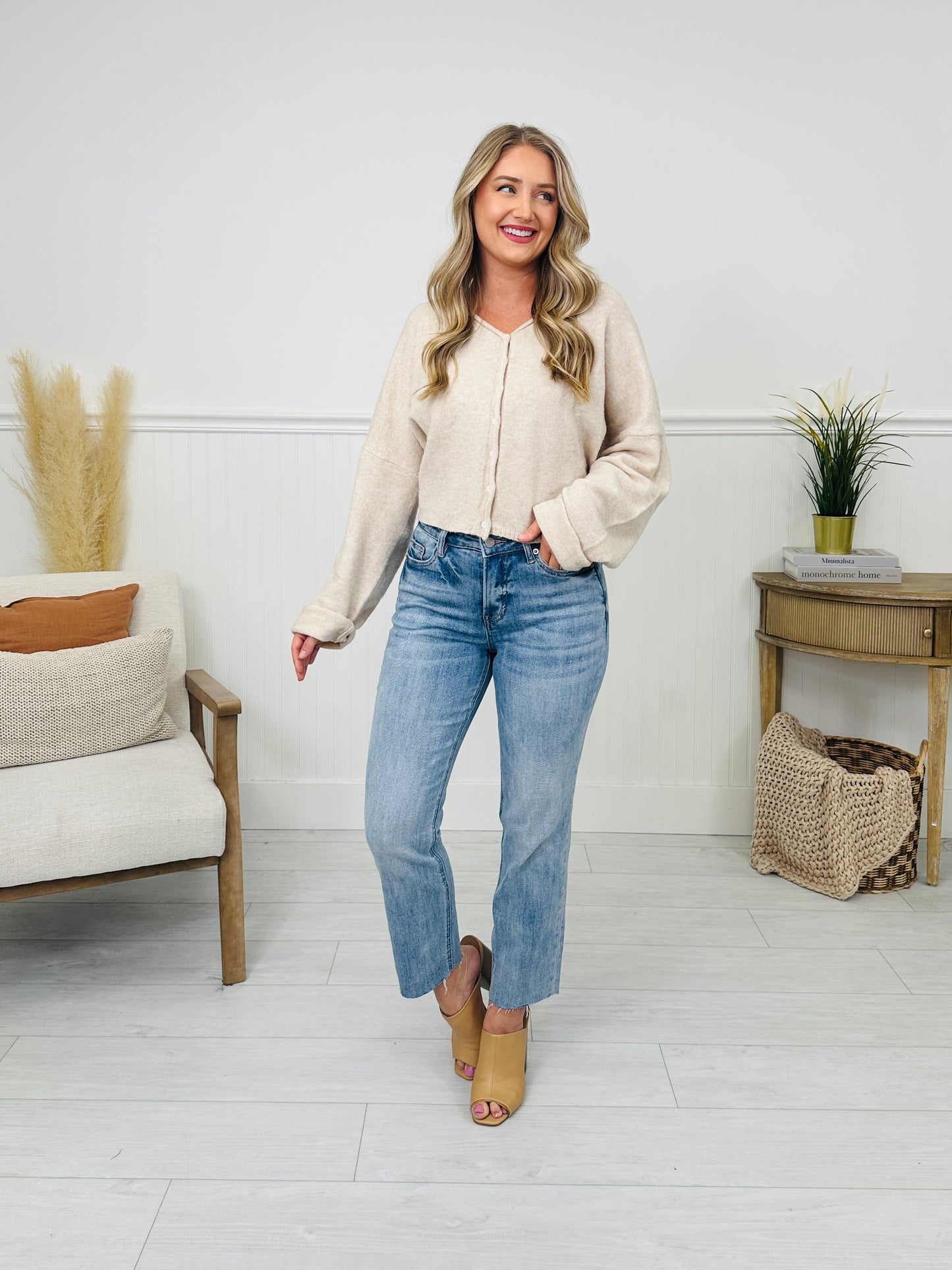 MOCO Exclusive Seamless Confidence Straight Leg Tummy Control Jeans
