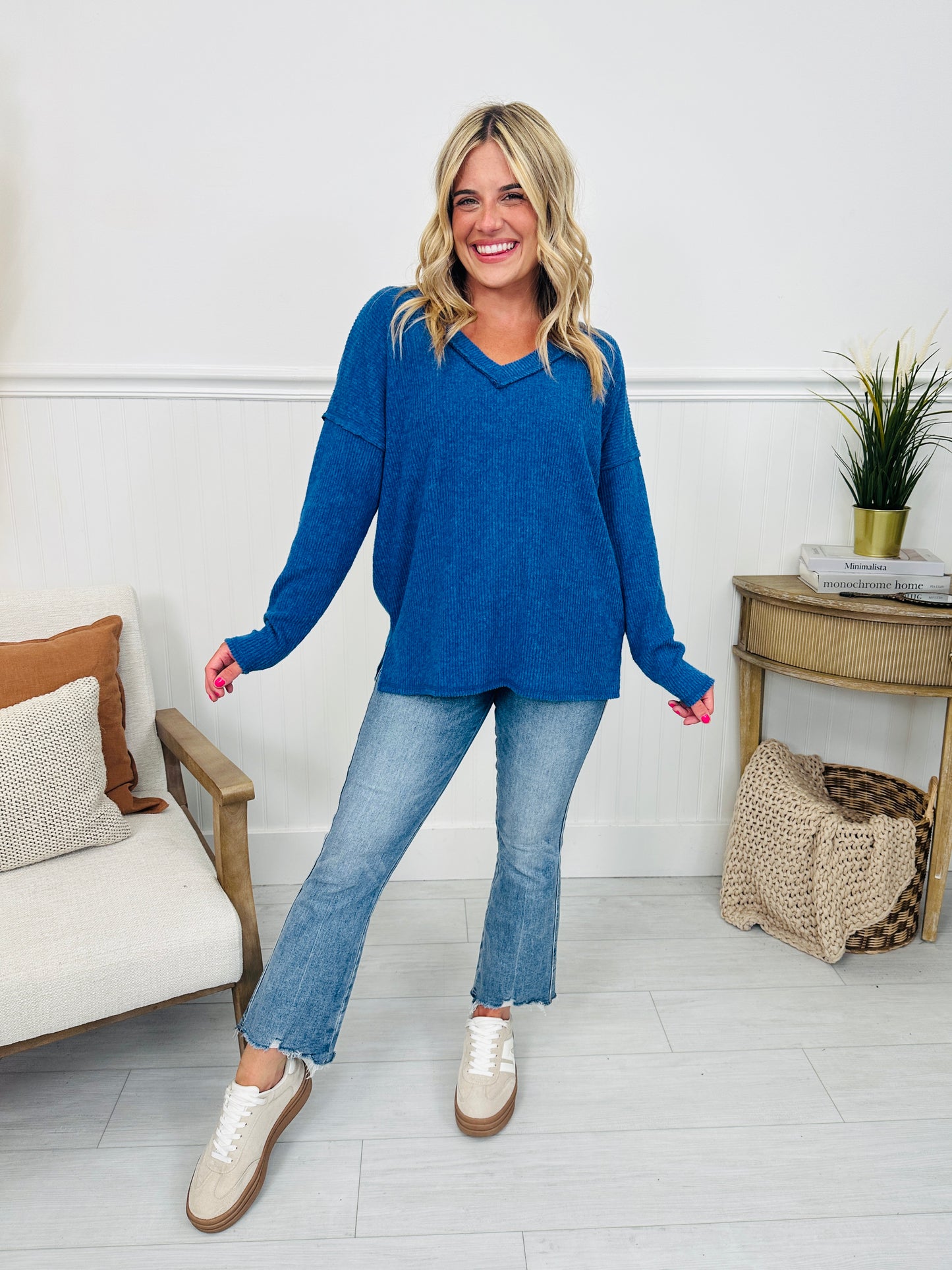 Stay Cozy Top- Multiple Colors!