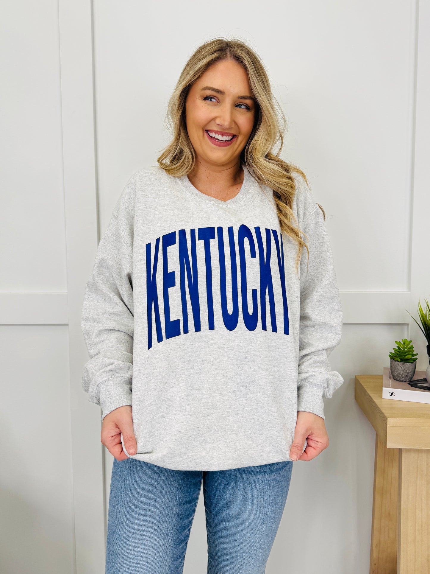 Kentucky Reversible KY Graphic Crewneck Sweatshirt