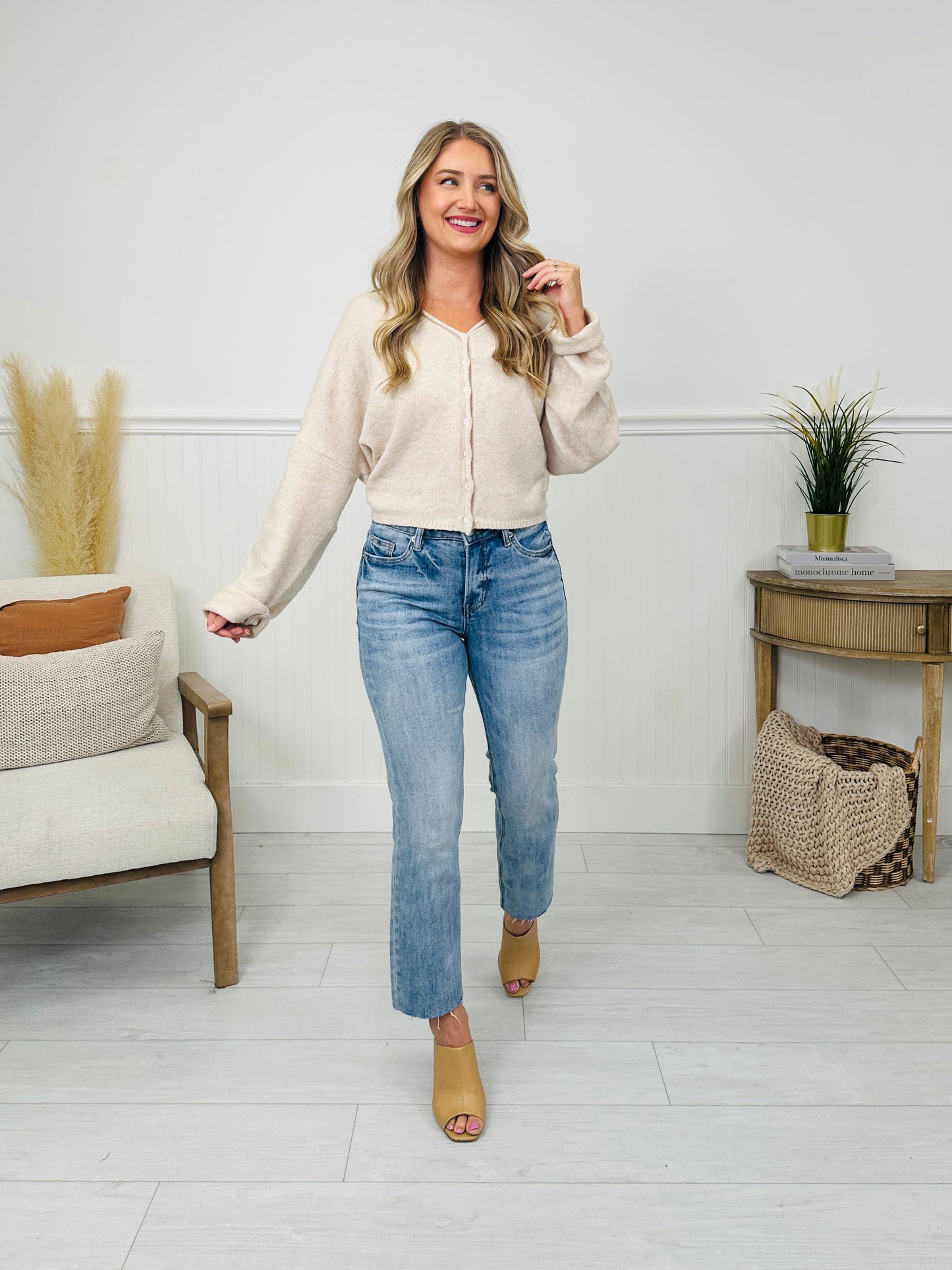 MOCO Exclusive Seamless Confidence Straight Leg Tummy Control Jeans