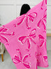 Gracefully Wrapped Pink Bow Blanket