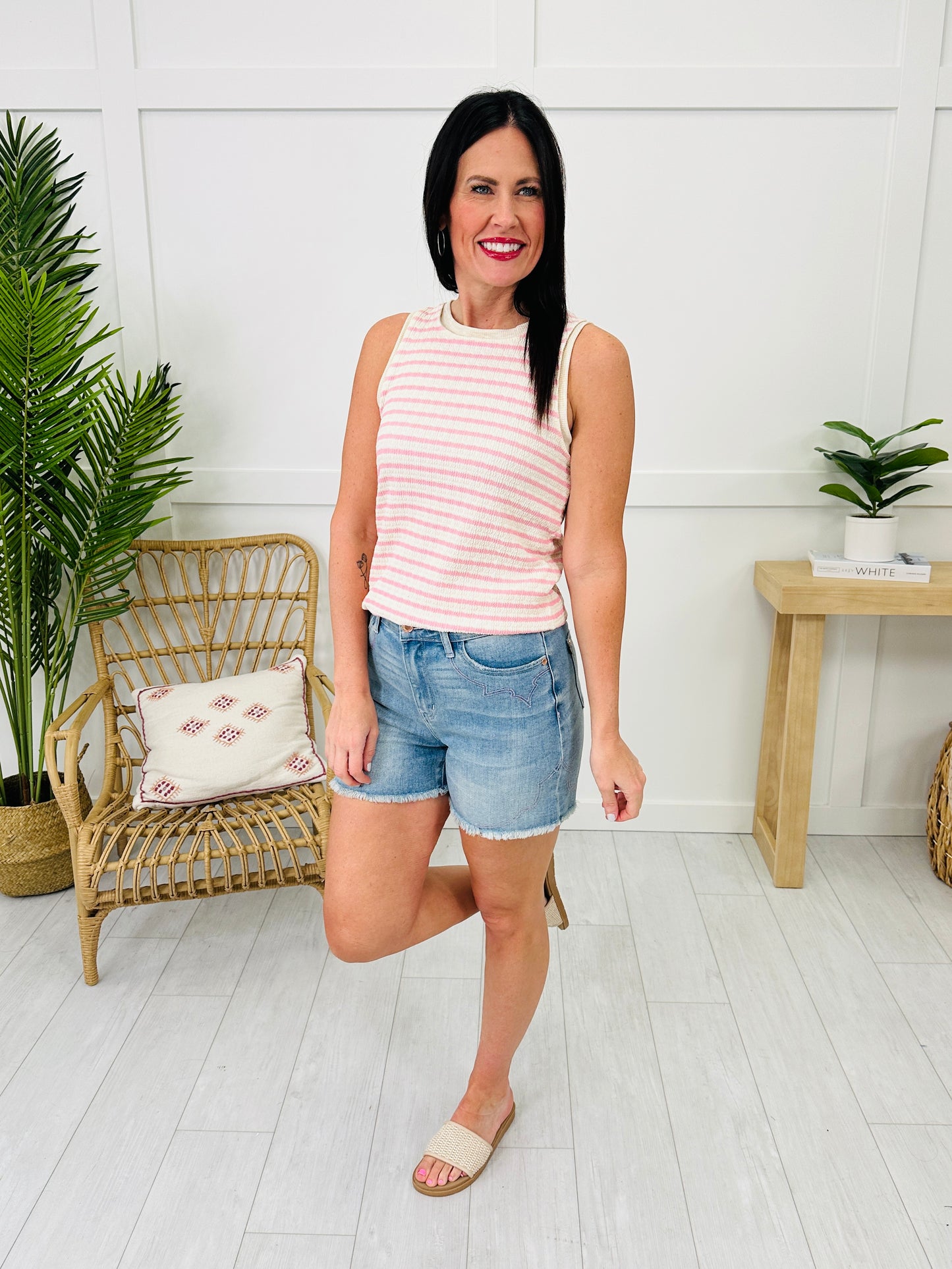 Judy Blue Cowgirl Chic Cut Off Shorts