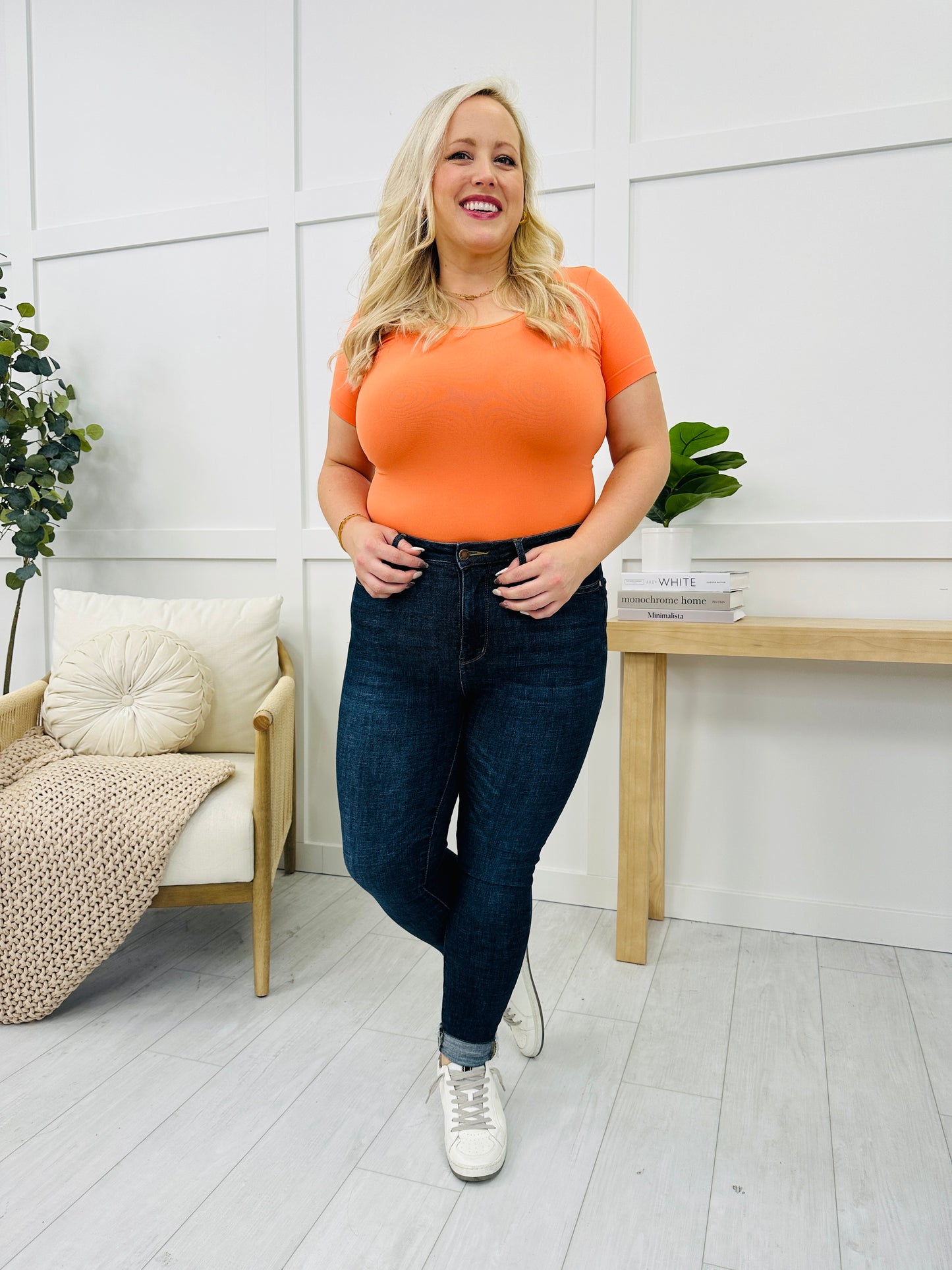 Seamless Reversible V Neck Shapewear Top- Multiple Colors!