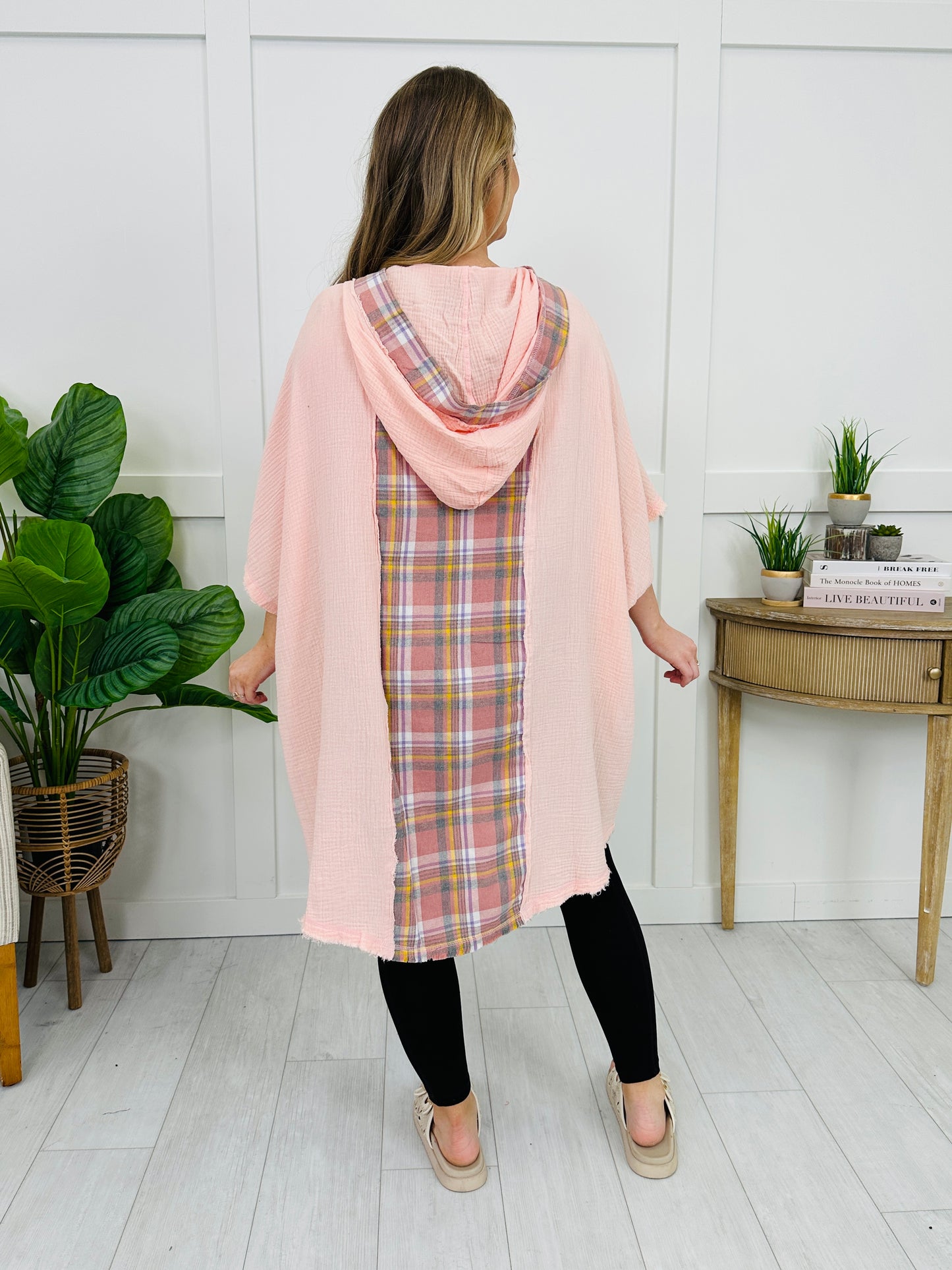 Catch My Chill Tunic in Pink Combo