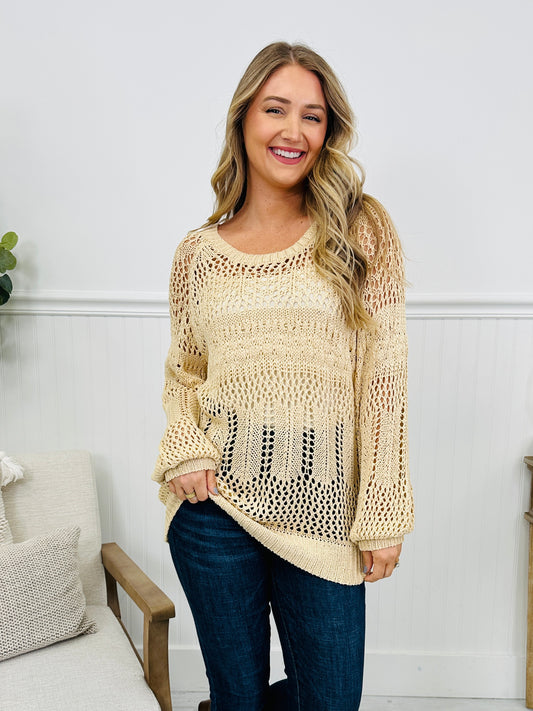 The Quiet Beauty Top In Cream