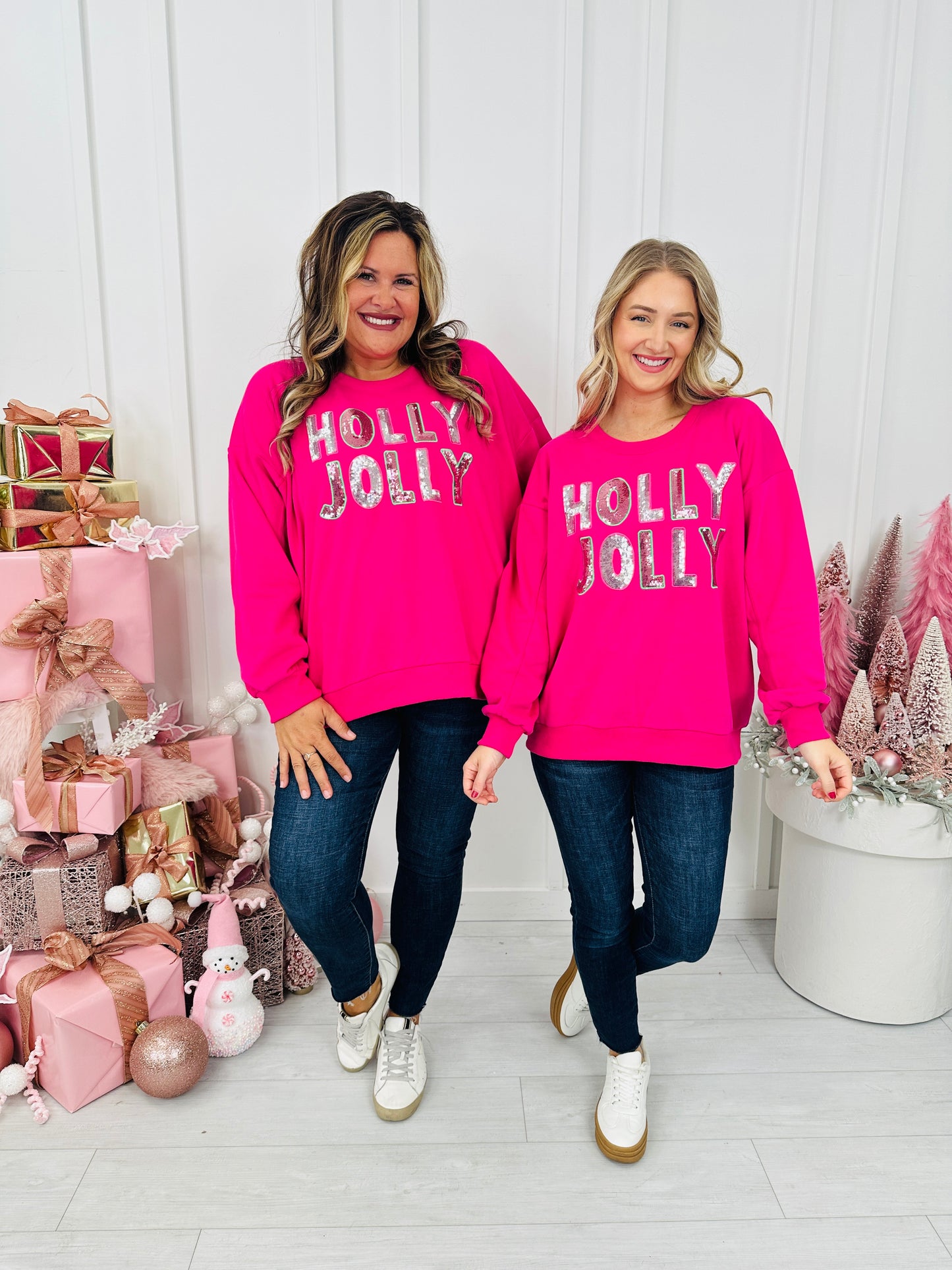 Holly, Jolly, and Sparkle Pullover