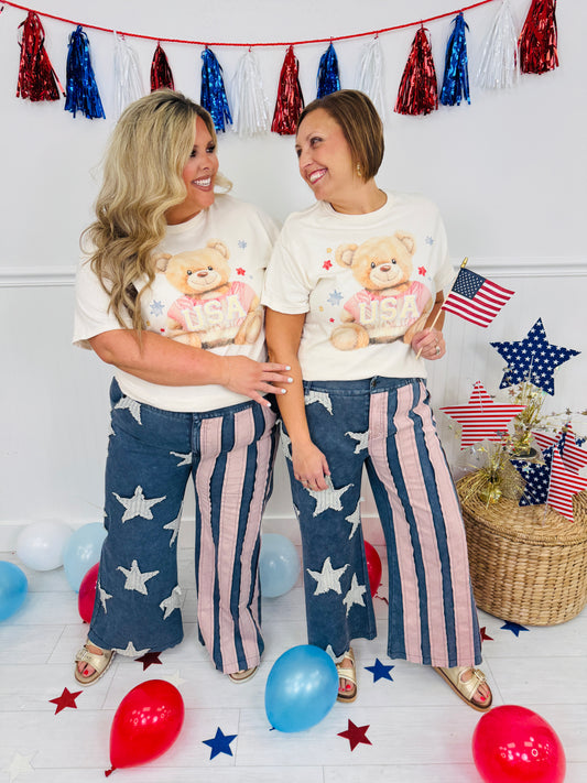 Bear Nation USA Graphic Tee