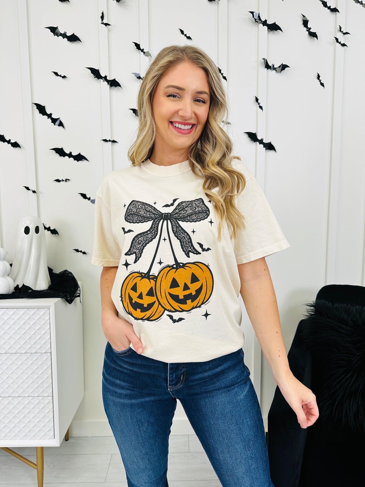 Pumpkin on Top Graphic Tee