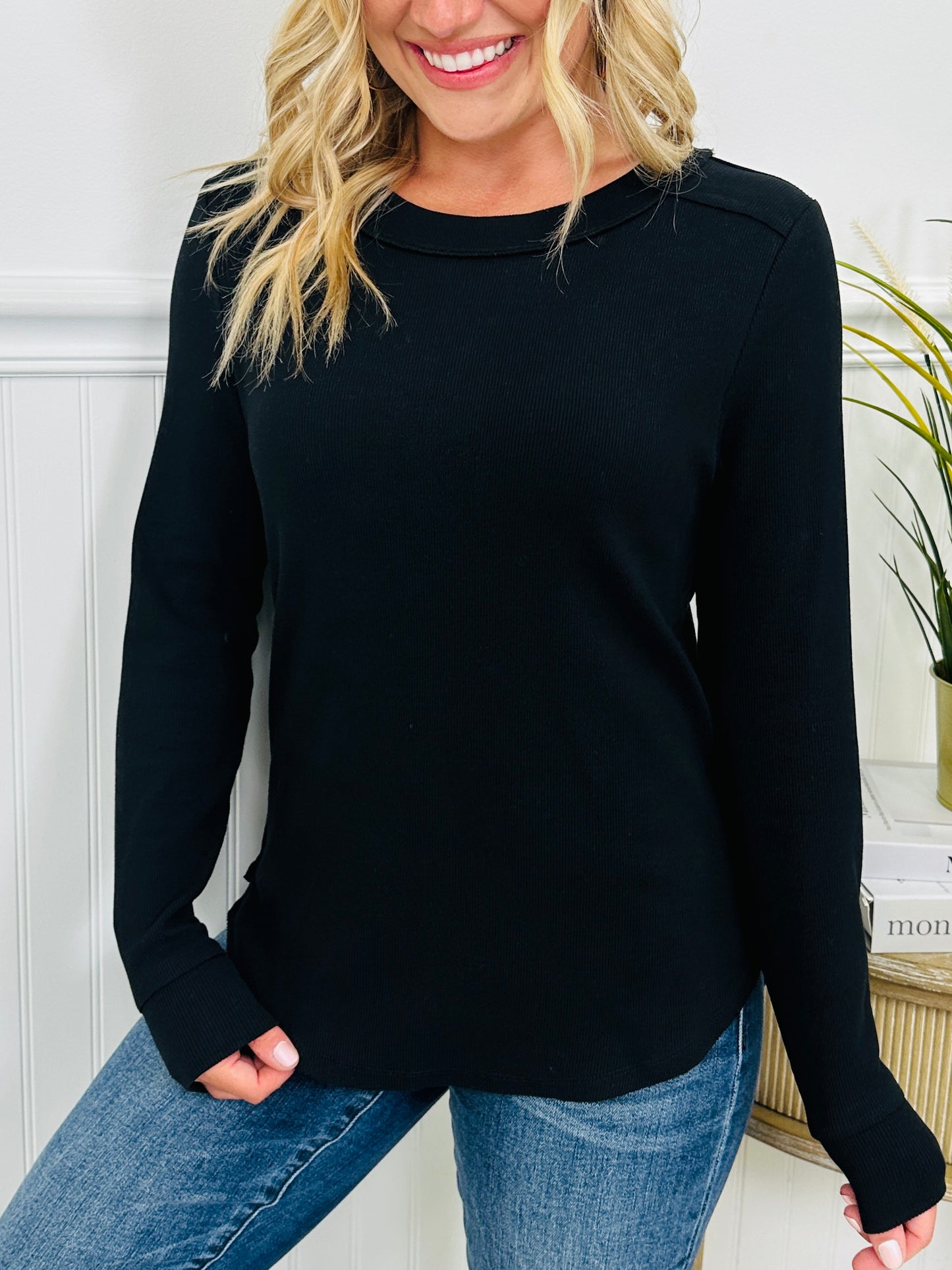 Everyday Essential Long Sleeve Top- Multiple Colors!