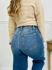 Judy Blue REG/CURVY Double Trouble Wide Leg Jeans