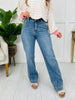 Judy Blue Tailored To You Wide Leg Trouser Jeans
