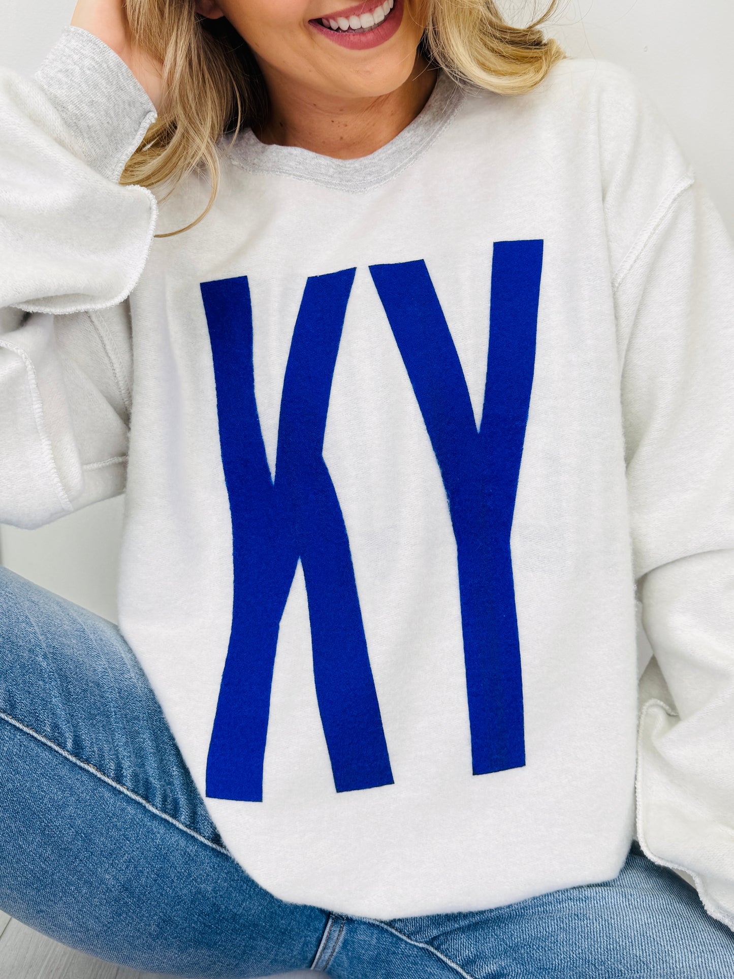 Kentucky Reversible KY Graphic Crewneck Sweatshirt