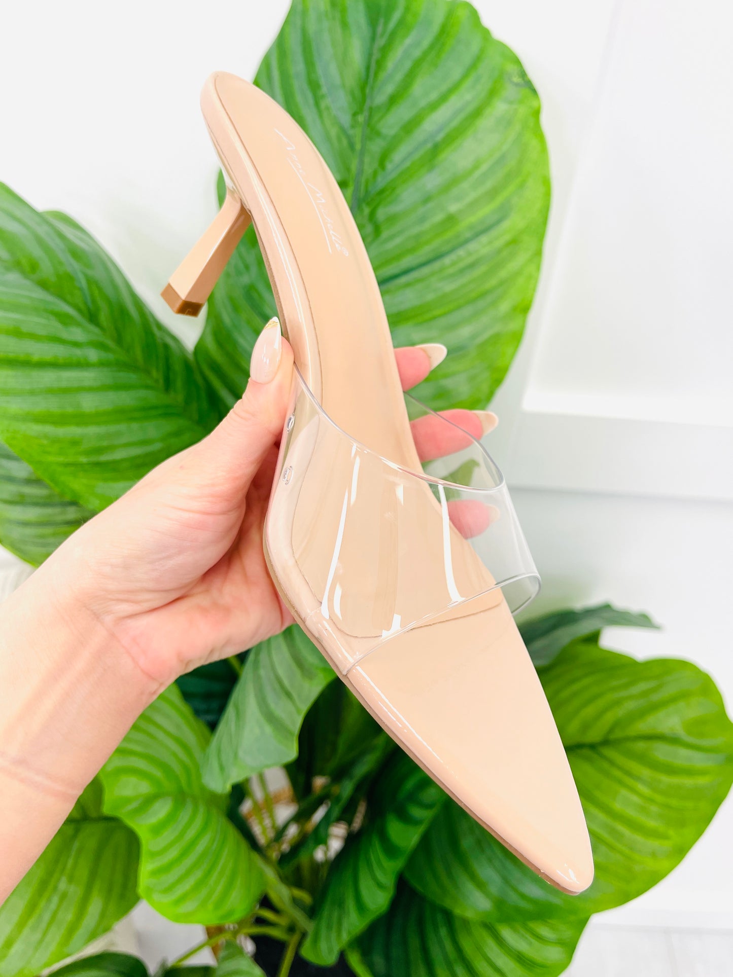 Effortless Elevation Heels In Nude