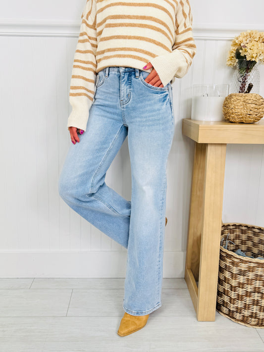 Your Best Side Wide Leg Tummy Control Jeans in Multiple Inseams