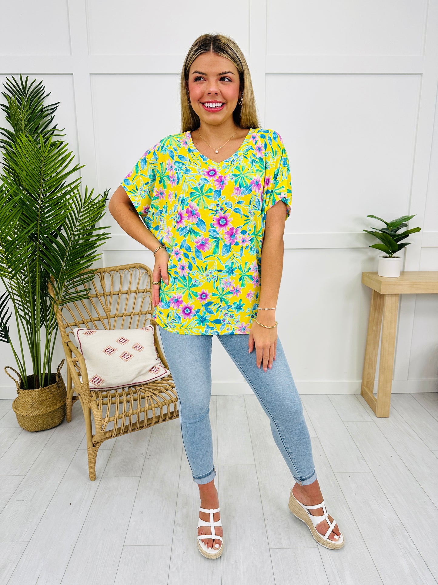 Radiant Daydream Top in Yellow