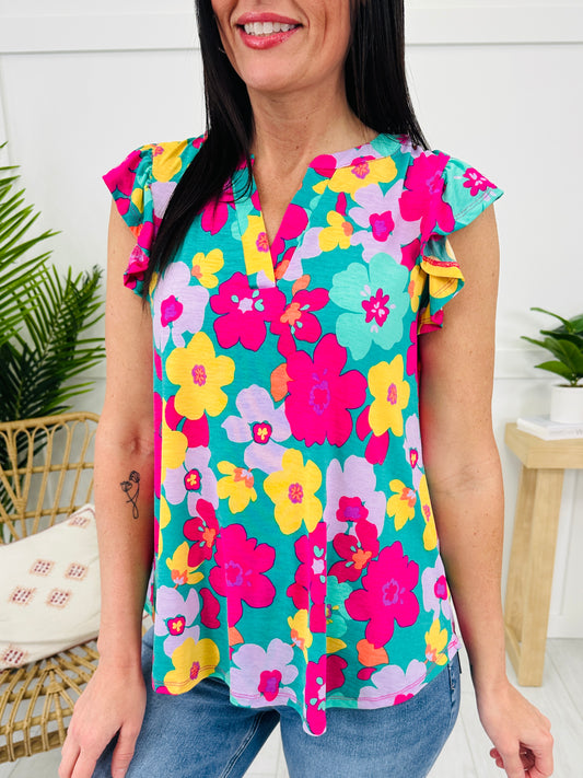 Splash Into Florals Top