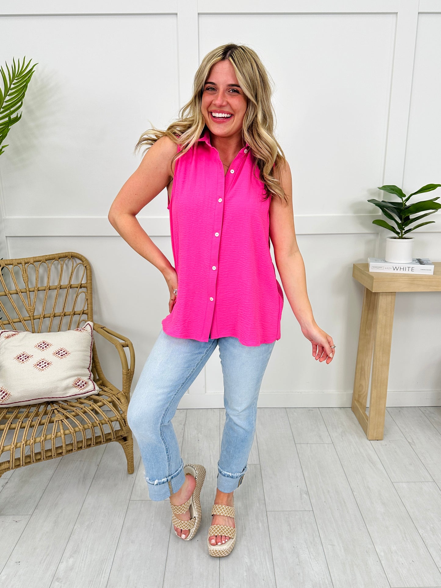 Step Into Summer Tank Top- Multiple Colors!